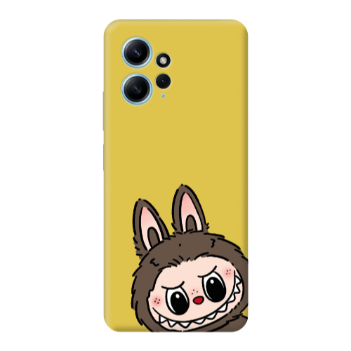 Xiaomi Redmi Note 12 4G Labubu7 Yellow Colored Silicone TPU Θήκη