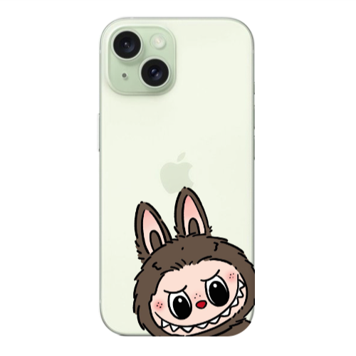 Apple iPhone 15 Plus Labubu7 Transparent Silicone TPU Θήκη