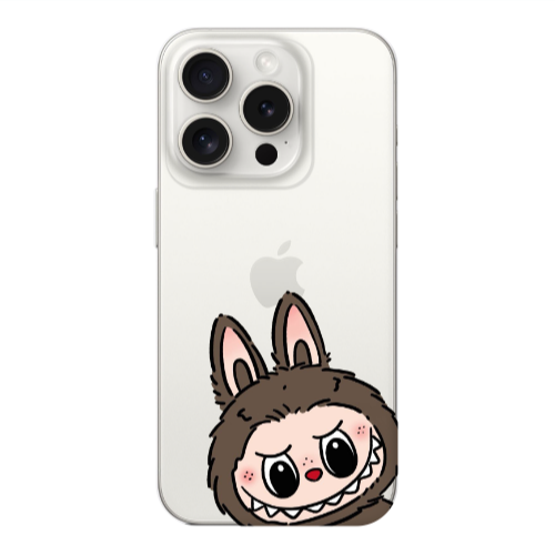 Apple iPhone 15 Pro Max Labubu7 Transparent Silicone TPU Θήκη