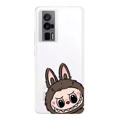 Xiaomi Poco F5 Pro Labubu7 Transparent Silicone TPU Θήκη