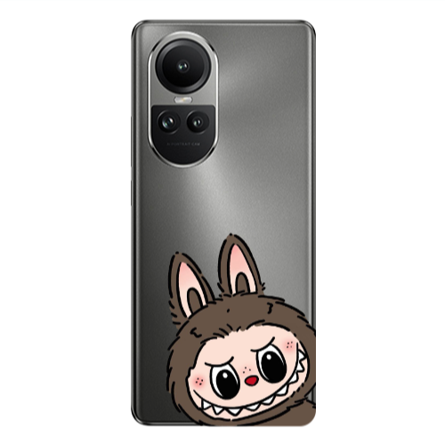 Oppo Reno10 5G Labubu7 Transparent Silicone TPU Θήκη