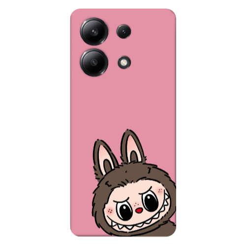Xiaomi Redmi Note 13 4G Labubu7 Pink Colored Silicone TPU Θήκη