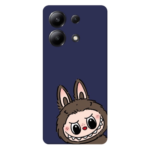Xiaomi Redmi Note 13 4G Labubu7 Dark blue Colored Silicone TPU Θήκη