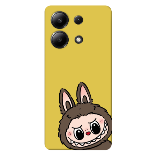 Xiaomi Redmi Note 13 4G Labubu7 Yellow Colored Silicone TPU Θήκη