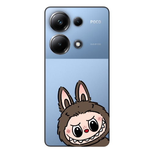 Xiaomi Poco M6 Pro 4G Labubu7 Transparent Silicone TPU Θήκη