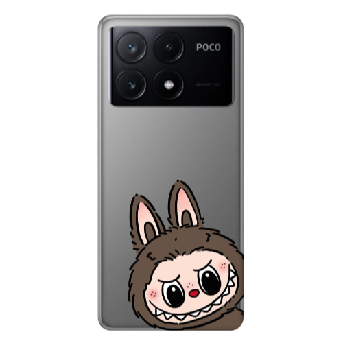 Xiaomi Poco X6Pro 5G Labubu7 Transparent Silicone TPU Θήκη