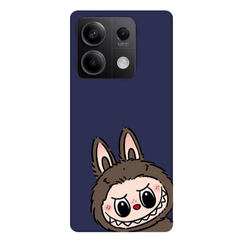 Xiaomi Redmi Note 13Pro 5G Labubu7 Dark blue Colored Silicone TPU Θήκη