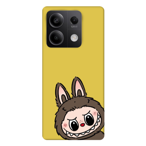 Xiaomi Redmi Note 13Pro 5G Labubu7 Yellow Colored Silicone TPU Θήκη