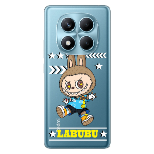 Xiaomi Redmi Note 14 Pro Labubu4 Transparent Silicone TPU Θήκη