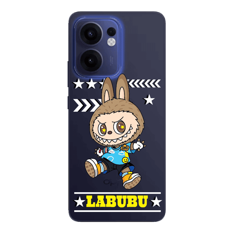 Oppo Reno 13 F Labubu4 Transparent Silicone TPU Θήκη