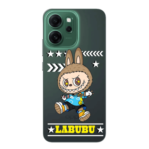 Oppo Reno 14 FS Labubu4 Transparent Silicone TPU Θήκη