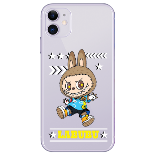 Apple iPhone 11  Labubu4 Transparent Silicone TPU Θήκη