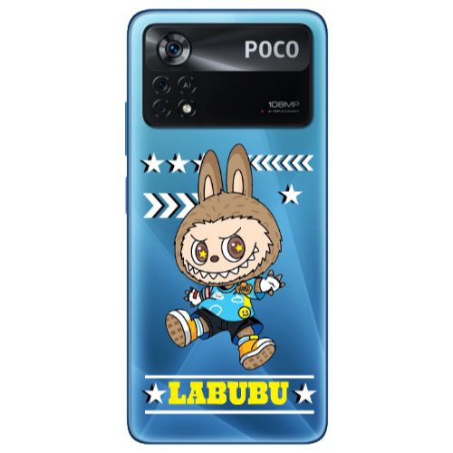 Xiaomi Poco X4 Pro Labubu4 Transparent Silicone TPU Θήκη