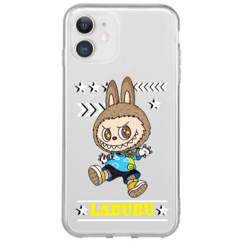 Apple iPhone 12 Mini Labubu4 Transparent Silicone TPU Θήκη
