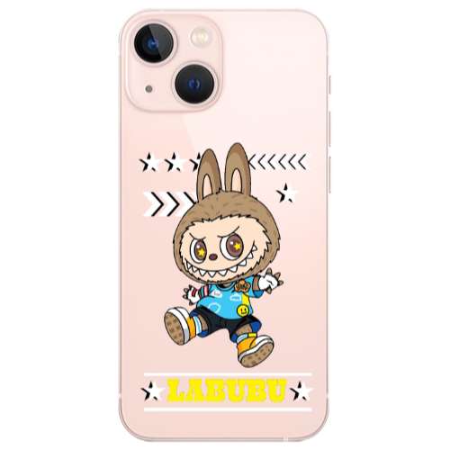 Apple iPhone 13 Mini Labubu4 Transparent Silicone TPU Θήκη