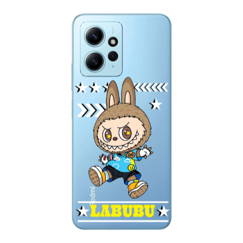 Xiaomi Redmi Note 12 4G Labubu4 Transparent Silicone TPU Θήκη