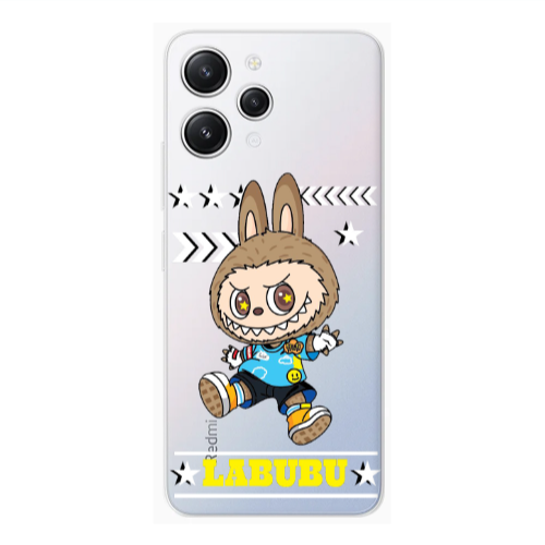 Xiaomi Redmi 12 Labubu4 Transparent Silicone TPU Θήκη
