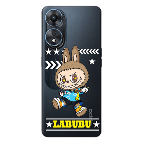 Oppo A 98 Labubu4 Transparent Silicone TPU Θήκη