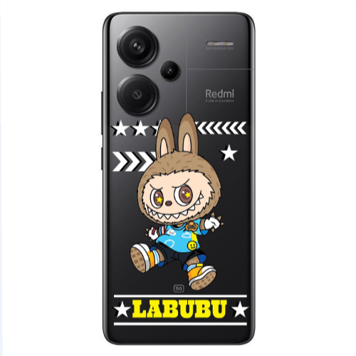 Xiaomi Redmi Note 13 Pro+ 5G  Labubu4 Transparent Silicone TPU Θήκη