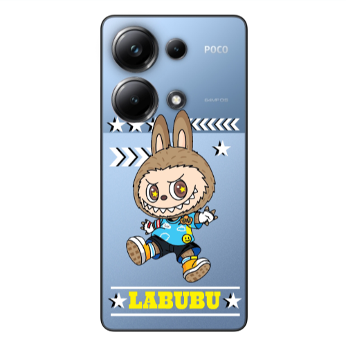 Xiaomi Poco M6 Pro 4G Labubu4 Transparent Silicone TPU Θήκη