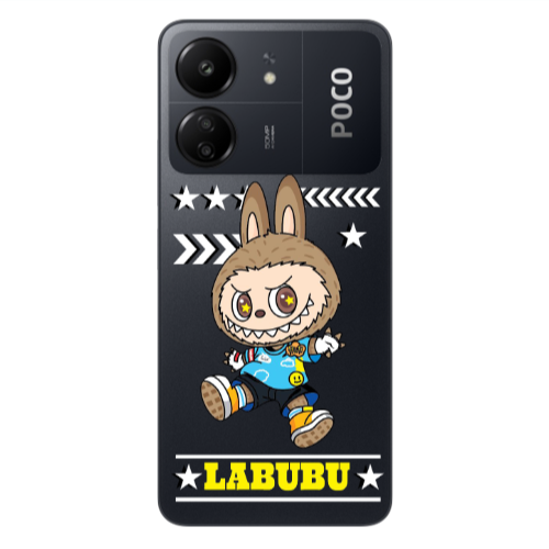 Xiaomi Poco C65 Labubu4 Transparent Silicone TPU Θήκη