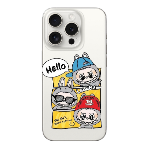 Apple Iphone 16 Pro Max Labubu3 Transparent Silicone TPU Θήκη