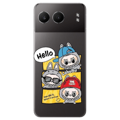 Oneplus Nord 4 Labubu3 Transparent Silicone TPU Θήκη