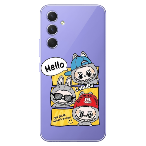 Samsung A36 Labubu3 Transparent Silicone TPU Θήκη
