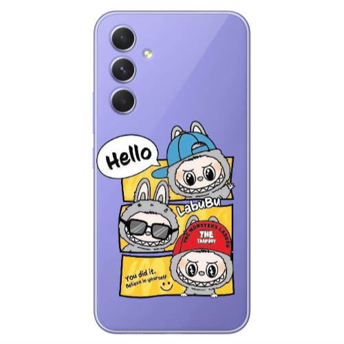 Samsung A56 Labubu3 Transparent Silicone TPU Θήκη