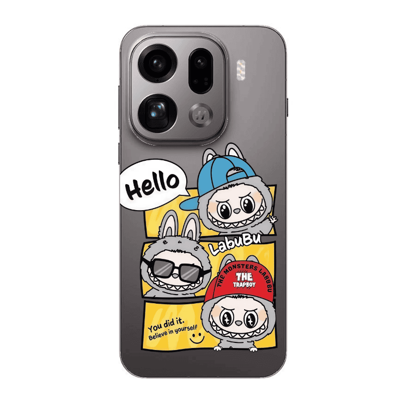 Oppo Find X9 Pro Labubu3 Transparent Silicone TPU Θήκη