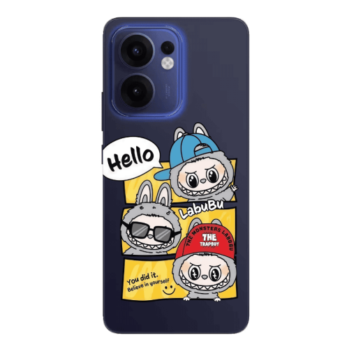 Oppo Reno13 FS Labubu3 Transparent Silicone TPU Θήκη