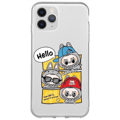 Apple iPhone 11 Pro Labubu3 Transparent Silicone TPU Θήκη