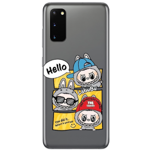Samsung S20 Labubu3 Transparent Silicone TPU Θήκη