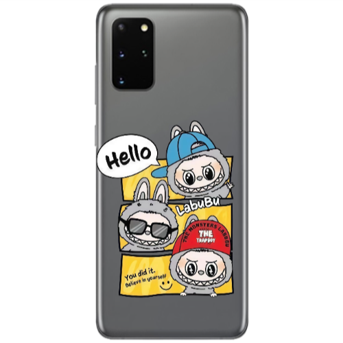 Samsung S20 Plus Labubu3 Transparent Silicone TPU Θήκη