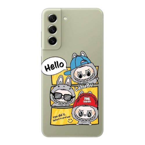 Samsung S21 Labubu3 Transparent Silicone TPU Θήκη
