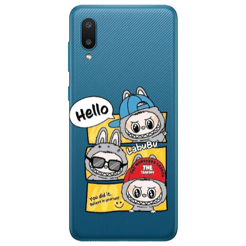 Samsung A02 Labubu3 Transparent Silicone TPU Θήκη