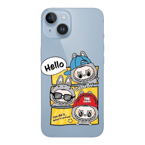 Apple iPhone 14 Plus Labubu3 Transparent Silicone TPU Θήκη