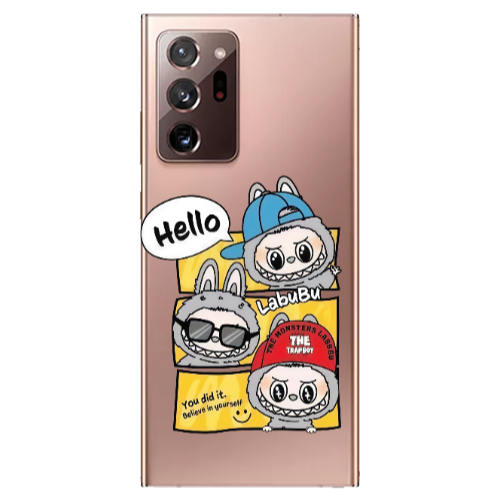 Samsung Note 20 Ultra Labubu3 Transparent Silicone TPU Θήκη