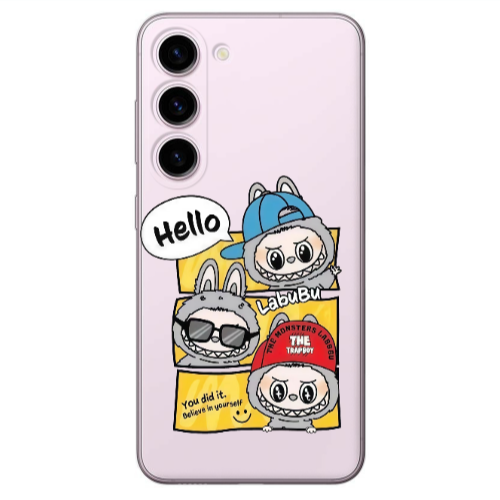 Samsung S23 Plus Labubu3 Transparent Silicone TPU Θήκη