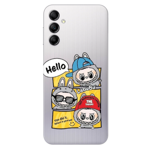 Samsung A24 Labubu3 Transparent Silicone TPU Θήκη