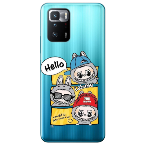 Xiaomi Poco X3 GT Labubu3 Transparent Silicone TPU Θήκη