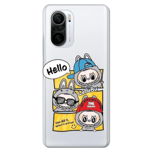 Xiaomi Poco F3 Labubu3 Transparent Silicone TPU Θήκη