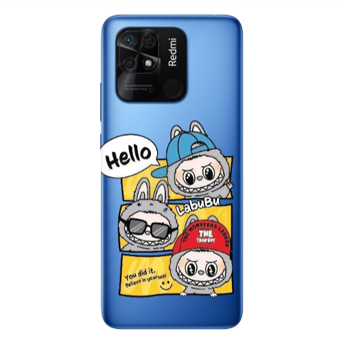 Xiaomi Poco C40 Labubu3 Transparent Silicone TPU Θήκη