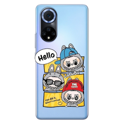 Huawei Nova 9 Labubu3 Transparent Silicone TPU Θήκη