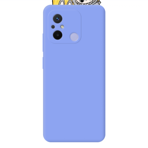 Xiaomi Redmi 12C Labubu3 Light Purple Colored Silicone TPU Θήκη