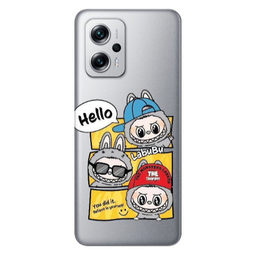 Xiaomi Poco X4 GT Labubu3 Transparent Silicone TPU Θήκη