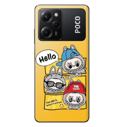 Xiaomi Poco X5 Pro Labubu3 Transparent Silicone TPU Θήκη