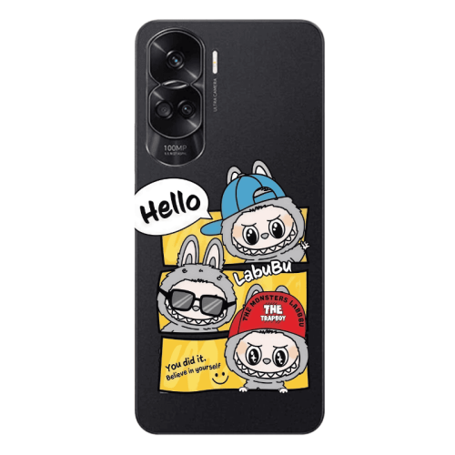 Honor 90 Lite 5G Labubu3 Transparent Silicone TPU Θήκη