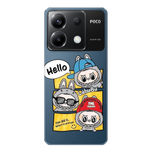 Xiaomi Poco X6 5G Labubu3 Transparent Silicone TPU Θήκη