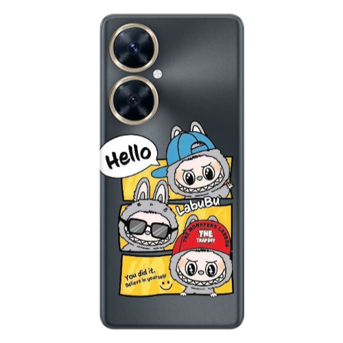 Huawei Nova 11i Labubu3 Transparent Silicone TPU Θήκη